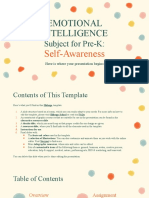 Emotional Intelligence Subject For Pre-K - Self-Awareness by Slidesgo