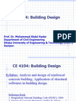 CE 4104: Building Design