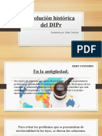 Evolución Histórica Del DIPr