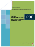 Buku Praktik - Validitas Dan Reliabilitas - Wibawa 2017