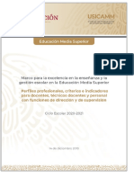 Educación Media Superior. Marco para la excelencia en la enseñanza y la gestión escolar en la Educación Media Superior - PDF Descargar libre