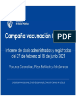 Informe Vacunas COVID-19 Lunes 21