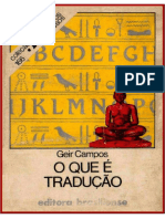 O Que É Tradução - Geir Campos