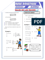 Naturaleza de Las Raices de Tercero de Secundaria