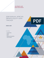 2018 Annual African Private Equity Data Tracker: MARCH 2019