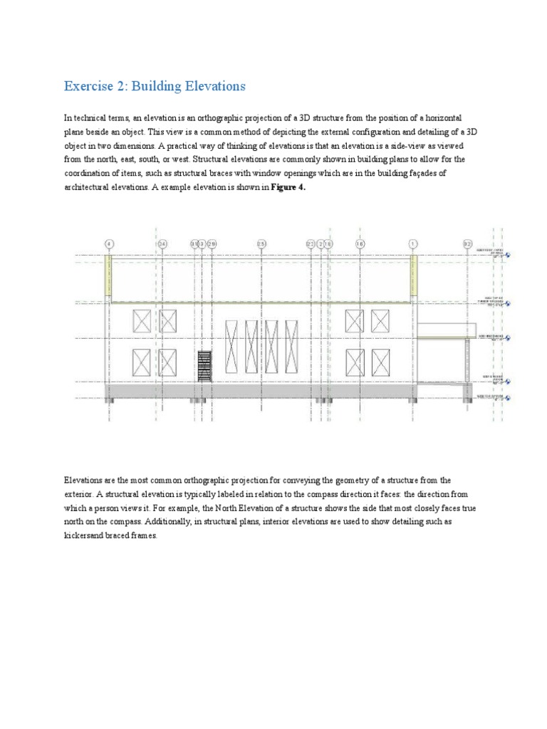 Exercise 2 Building Elevations | PDF