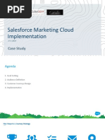 Salesforce Marketing Cloud Implementation: Case Study