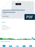 Salesforce Marketing Cloud Implementation: Case Study