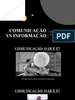 Comunicação VS Informação 2020 - 1