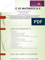 Curso Matemática II