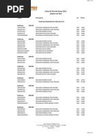 Kever Lista Precios 2011