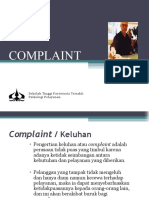 Handling Complaint