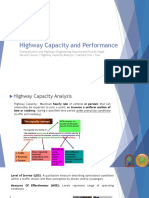 Highway Capacity and Performance L1+2