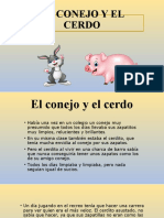 Fábula Corta - El Conejo y El Cerdo