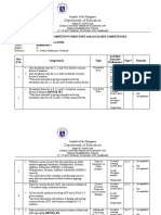 Department of Education: Learning Competency Directory With Localized Competencies Danilo M. Dela Rosa Mathematics 5 1