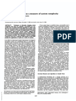 Approximate of Complexity: Entropy As A Measure System