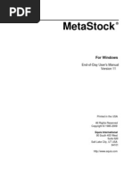 Download MetaStockUserManual by Taylor Erickson SN51262854 doc pdf