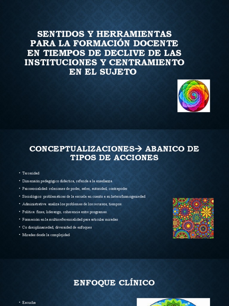 Formación Docente en Tiempos de Cambio | PDF | Socialización | Subjetividad