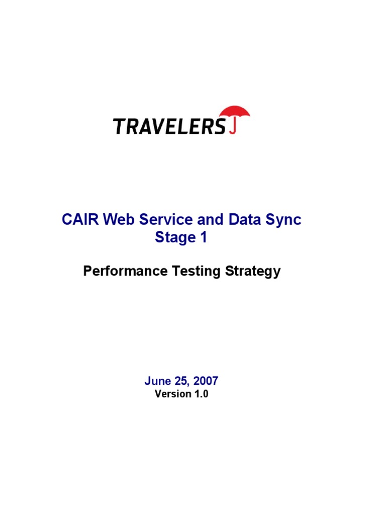 CAIR Web Service Performance Testing | PDF | Computers