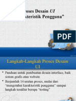 Proses Desain UI - Karakteristik Pengguna