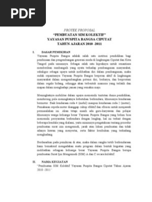 Contoh Surat Permohonan Pembuatan Sim Kolektif - Bagikan 