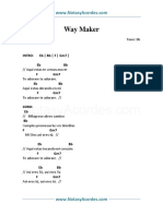 Way Maker acordes y letra
