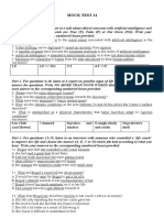 Mock Test 11 A. Listening:: 1.F 2.F NG 3.T 4.T F 5. NG T