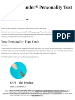 The Typefinder® Personality Test: Your Personality Type Code