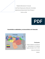 Características Ambientales y Socioeconómicas de Venezuela: Participantes