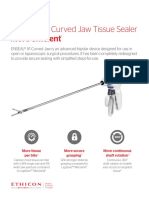 ENSEAL® X1 Curved Jaw Tissue Sealer More Efficient