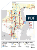 Metro - 2021 North Link Service Change Map