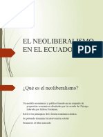 El Neoliberalismo en El Ecuador