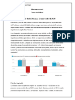 Análisis de La Balanza Comercial Del 2020