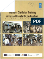 49 Trainer's Guide For Training in Hazard Resistant Construction