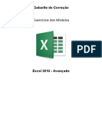 Excel 2016 - Avançado - Exercícios