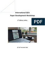 International QCA Paper Development Workshop 2020 Online