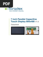 7 Inch Parallel Capacitive Touch Display 800x480 v1.0 Datasheet