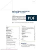 Kinésithérapie de La Gonarthrose Fémorotibiale Non Opérée 2015