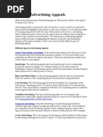 Download Types of Advertising Appeals by Smarak Samarjeet SN51265553 doc pdf