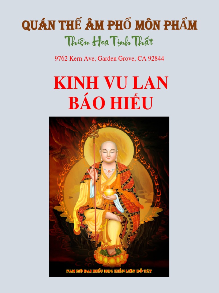 Kinh Vu Lan Bao Hieu | PDF