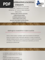 Enfoque Cognitivo y La Educación