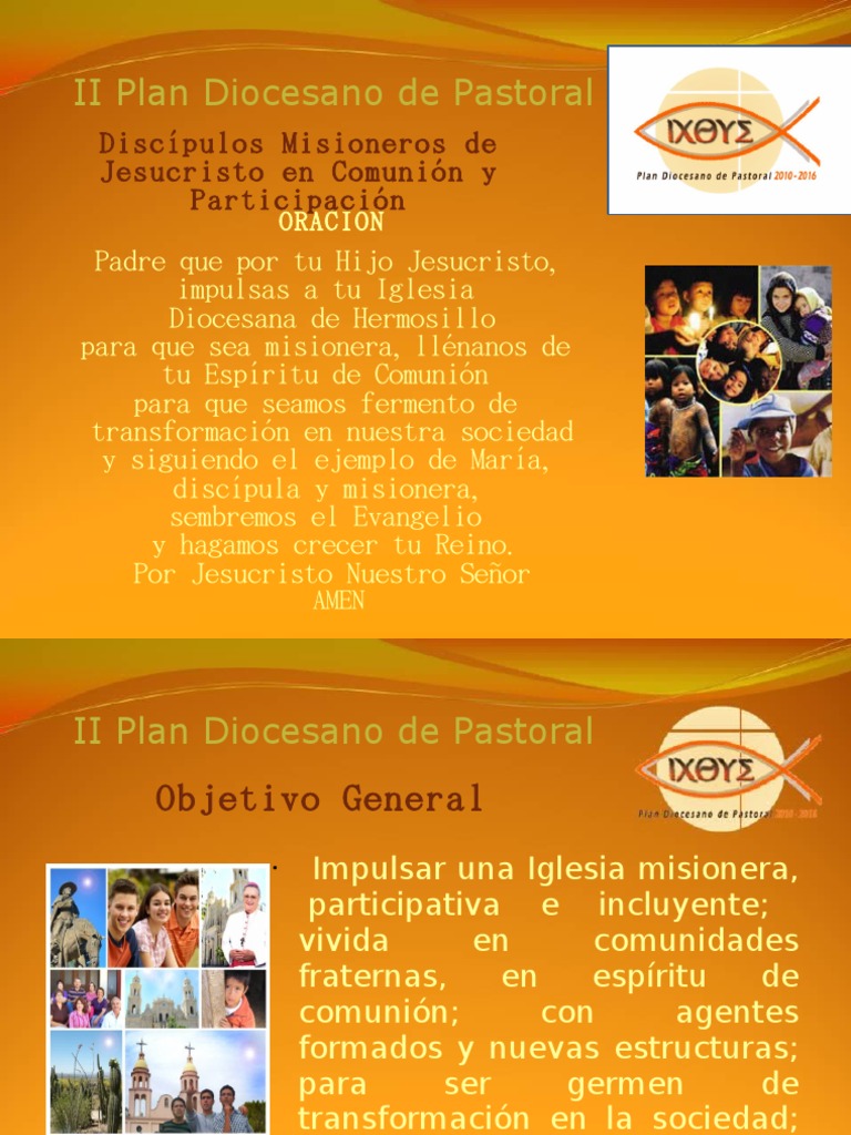 II Plan Diocesano de Pastoral 2025 | PDF | Iglesia Católica | Misionero