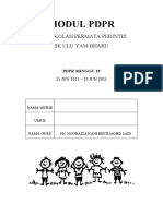 MODUL PDPR COVER SENARAI SEMAK