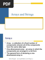 Arrays and Strings in C Programming