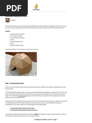 Cardboard-Geodesic-Dome
