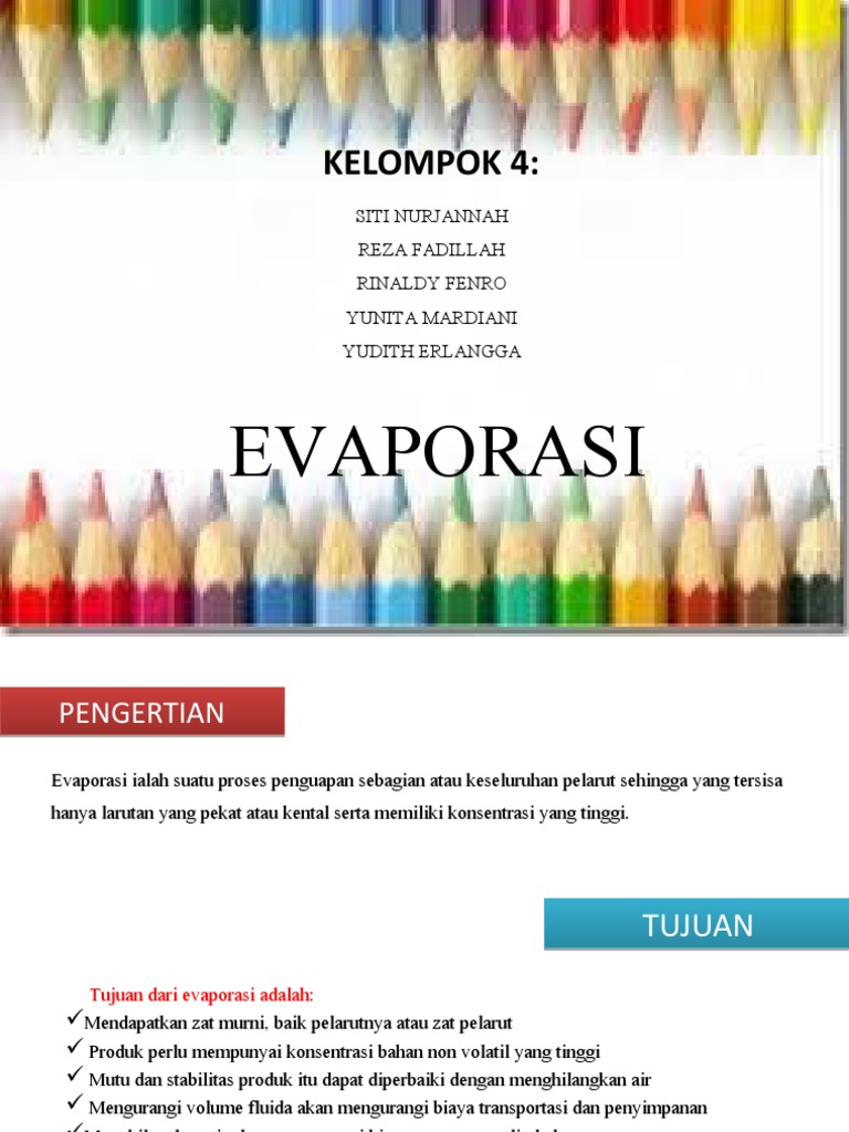EVAPORASI 4 PPTX | PDF