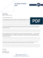 Offer Letter Template How To Write A Offer Letter