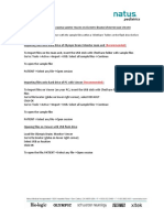 Instructions for Loading Sample Traces