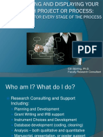 Documenting and Displaying Your Research Project or Process