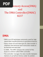 Direct Memory Access (DMA) and The DMA Controller (DMAC) 8237